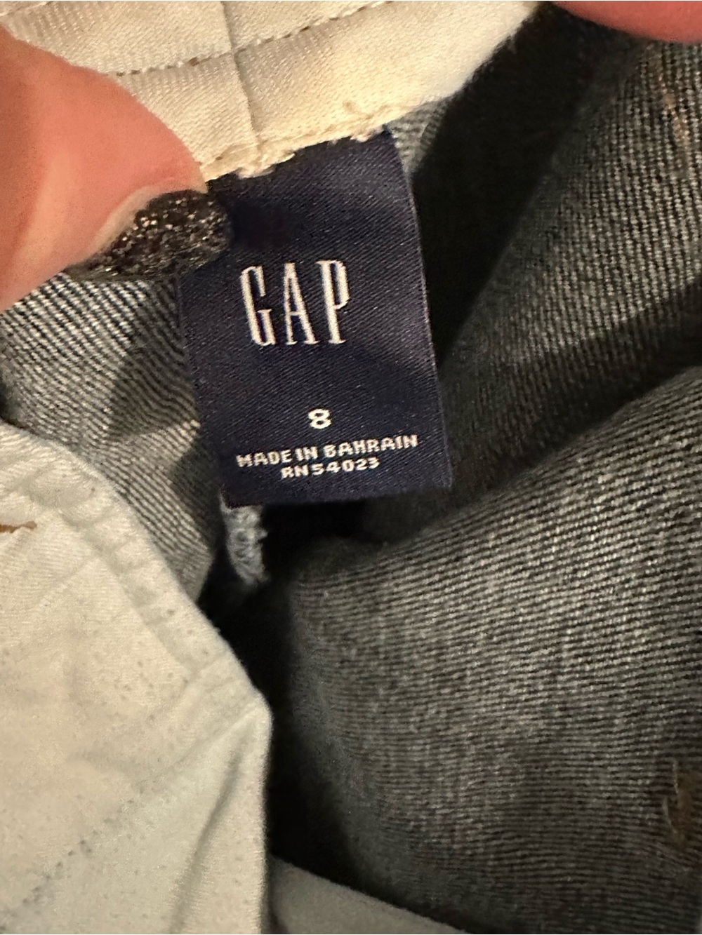 GAP Dark Blue Wide-Leg Jeans for Women - Picture 6 of 8